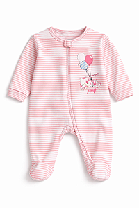 Macacão Suedine Gatinho com Balões Xinenem