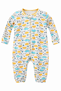 Macacão Suedine Dino Aventureiro Xinenem