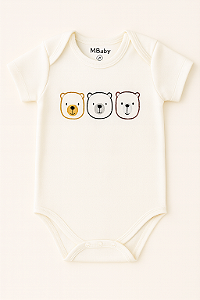 Body Canelado Amigo Urso Xinenem