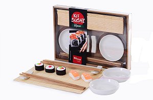 Kit Sushi Tigela Hashi Comida Japonesa Jantar Completo 7 Pçs