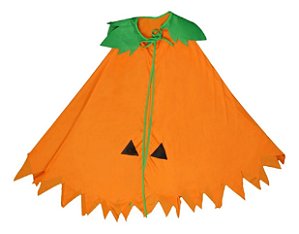 Manto De Capa De Abóbora Infantil Festa Halloween 1un