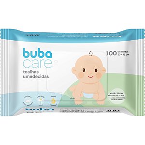Toalhas Umedecidas Baby 100 Unidades - Buba