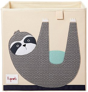 Organizador Infantil Quadrado Bicho Preguiça - 3 Sprouts