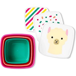 Porta Snacks ZOO com 3 Unidades Lhama - Skip Hop