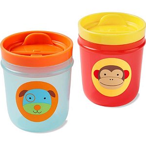 Kit 2 Copos Zoo Macaco e Cachorro - Skip Hop