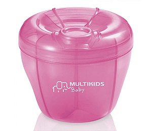 Dosador de Leite em Pó Funny Meal Rosa - Multikids Baby