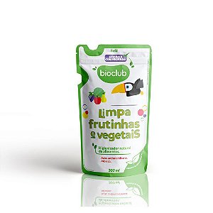 Refil Limpa Frutas e Vegetais 300ml - Bioclub Baby 
