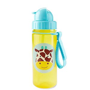 Garrafinha Squeeze com Canudo ZOO Girafa - Skip Hop