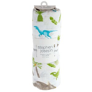 Swaddle de Muslin Dino - Stephen Joseph