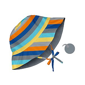 Chapéu de Banho Infantil com FPS +50 Baby Listras - iPlay
