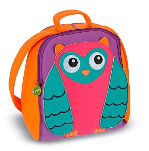 Mochila Infantil de Neoprene Coruja Mr Wu - Oops