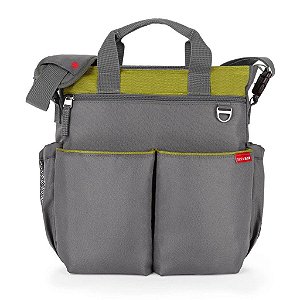 Bolsa Maternidade Duo Signature Charcoal/Lime - Skip Hop