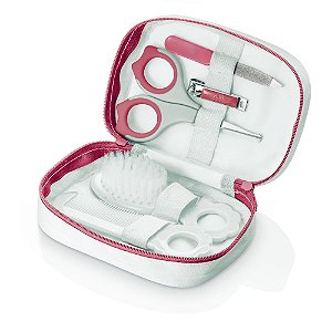 Kit Higiene com Estojo para o Bebê Rosa - Multikids Baby