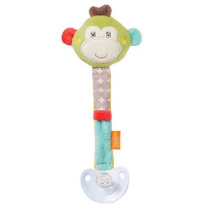 Prendedor de Chupeta Safari Macaco - Multikids Baby