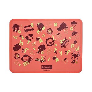 Jogo Americano de Silicone Infantil Yummy! Coral - Fisher Price