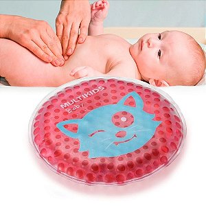 Almofada de Gel Compressa Safe Baby Rosa - Multikids Baby