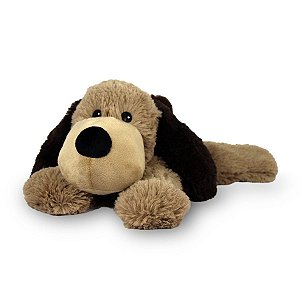 Pelúcia Térmica para Alívio das Cólicas e Aconchego com Aroma Calmante Cachorro Marrom - Cozy Plush