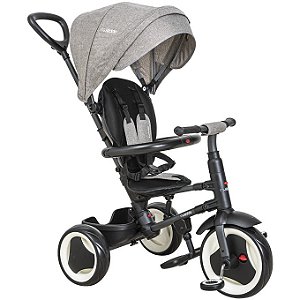 Triciclo Infantil Evolution Dobrável Melange Grafite - Kiddo