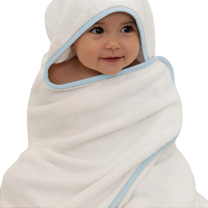 Toalha de Banho com Capuz Comfort Power Sec Branco - Laço Bebê - Tutti  Amore - A melhor loja para o seu bebê