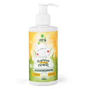 Shampoo Infantil 100% Natural com Extratos de Aloe Vera e Camomila + Óleos Essenciais - Verdi Natural