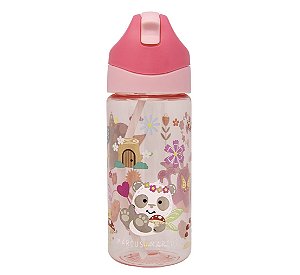 Garrafa Infantil em Tritan Antigermes 400ml Fadas Rosa - Marcus & Marcus