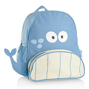 Mochila Infantil Little Buddys Baleia Bluu - Multikids Baby