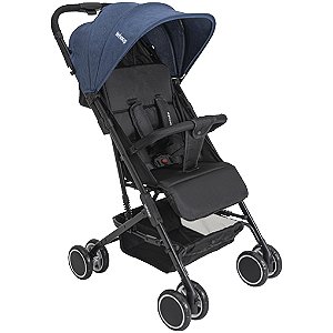 Carrinho de Bebê Mascote + Bebe Conforto + Base Isofix Melange Marinho Whoop - Kiddo