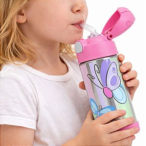Garrafa Térmica Thermos Funtainer Borboleta 355ml - Thermos