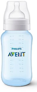 Mamadeira Avent Clássica Anti-Cólica 330ml 3+ Meses Azul - Philips Avent