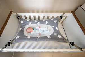 Cama Segura para Bebê Primeiro Sono Cinza - Baby Pil