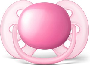 Chupeta Philips Avent Ultra Soft Rosa (6-18 meses) 1 Unidade - Philips Avent