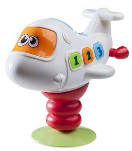 Brinquedo para Cadeirão/Mesa com Ventosa Avião - Girotondo Baby