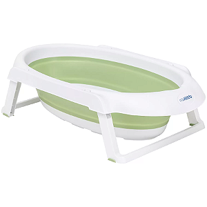 Banheira Dobrável para Bebê Jelly Verde - Kiddo