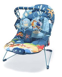 Cadeira de Descanso Musical Amiga Baleia 0-15 Kg - Multikids Baby