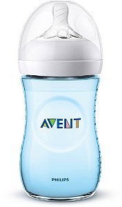 Mamadeira Avent Pétala Anti-Cólica 260ml 1+ Meses Azul - Philips Avent