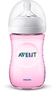 Mamadeira Avent Pétala Anti-Cólica 260ml 1+ Meses Rosa - Philips Avent