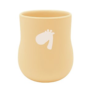 Copo Anatômico em Silicone 120ml Amarelo Manteiga - Marcus & Marcus