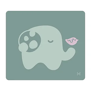 Jogo Americano em Silicone Elefante Ollie Verde Menta - Marcus & Marcus