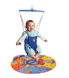 Cadeira Pula Pula Jolly Jumper + Tapete Musical Infantil