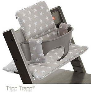 Almofada Tripp Trapp Orgânica Grey Star - Stokke