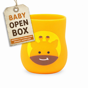Baby Open Box - Copo Anatômico em Silicone 120ml Girafa - Marcus & Marcus