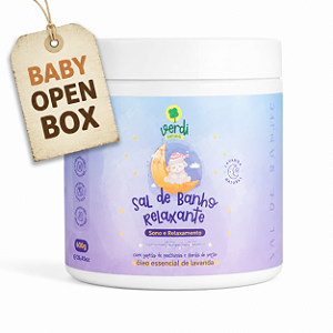 Baby Open Box - Sal de Banho Relaxante com Sal de Magnésio - Verdi Natural