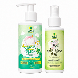 Kit Xô Gripe Infantil - Banho de Vapor e Spray Reconfortante Verdi Natural