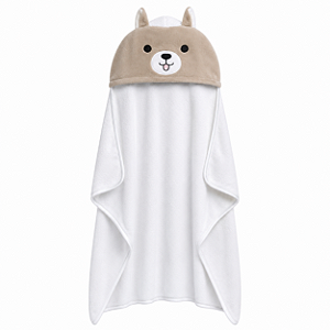 Toalha de Banho com Capuz Comfort Power Sec Cachorro Boo - Laço Bebê