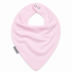 Babador Bandana Bamboo Laço Bebê - Rosa Bebê