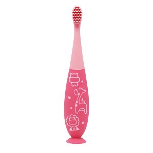 Massageador de Gengiva em Silicone Reutilizável Rosa - Marcus & Marcus