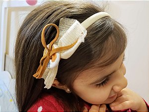 Tiara Infantil com Laço Detalhado - Mamaeqfez