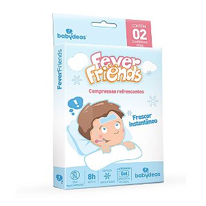 Compressa Refrescante para Alívio da Febre Fever Friends - Babydeas