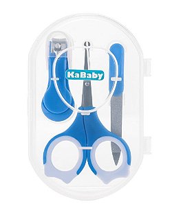 Kit Manicure do Bebê Premium Azul - Kababy