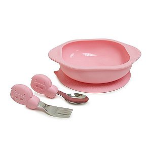 Conjunto de Talheres de Silicone para Bebê – CA Express